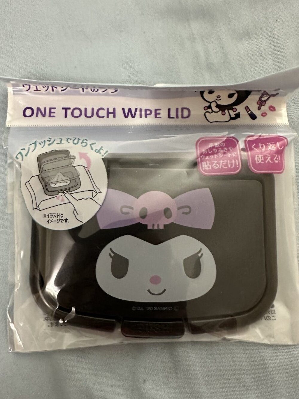 Sanrio Kuromi One Touch Wipe Lid